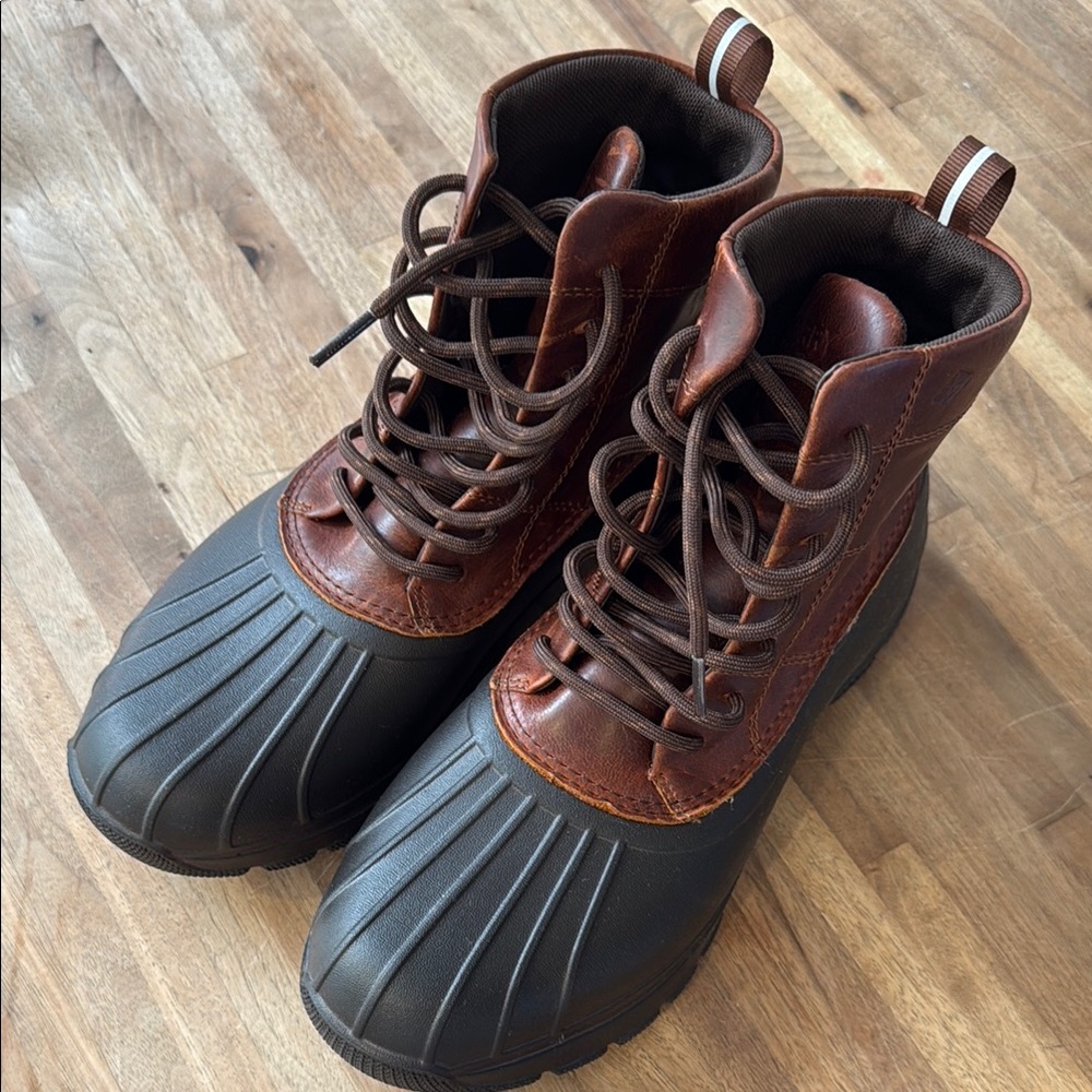 Sperry Men's Brown and Black Boots